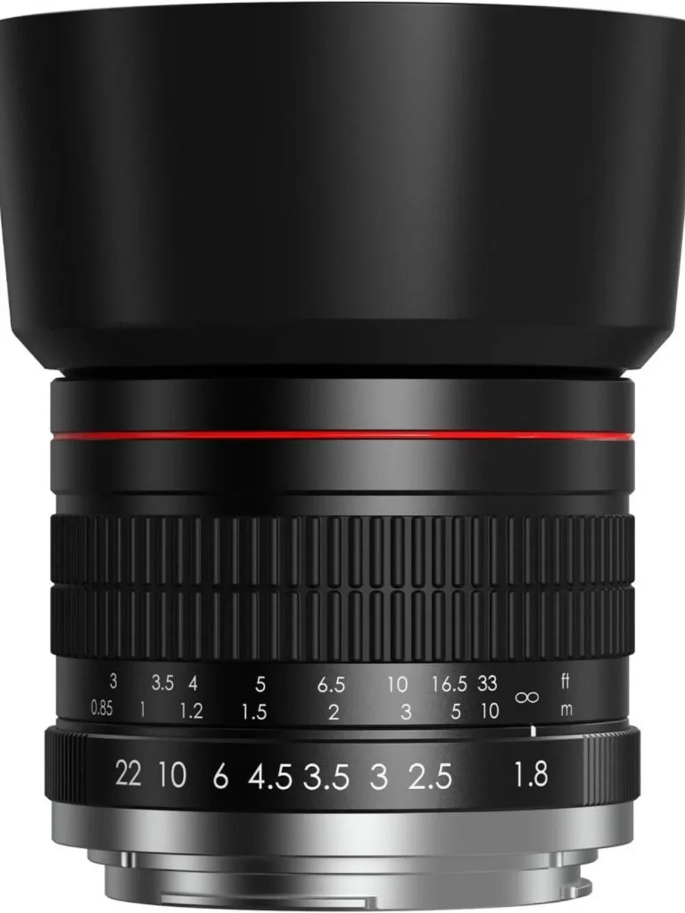 85mm f/1.8 Portrait Lens - Manual Focus for Canon DSLR Cameras, Perfect for